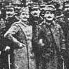 A photograph of Serbian and Greek military officers from the Balkan War era.